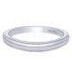 Gabriel 14 Karat Curved Matching Wedding Band WB10187W4JJJ