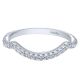Gabriel 14 Karat Curved Matching Wedding Band WB10192W44JJ
