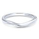 Gabriel 14 Karat Curved Matching Wedding Band WB10200W4JJJ