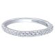 Gabriel 14 Karat Curved Matching Wedding Band WB10256W44JJ