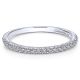 Gabriel 14 Karat Matching Curved Wedding Band WB10752W44JJ