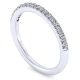 Gabriel 14 Karat White Gold Straight Wedding Band WB12780W44JJ