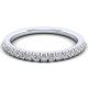 Gabriel 14 Karat White Gold Straight Wedding Band WB14102W44JJ