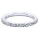 Gabriel 14 Karat White Gold Straight Wedding Band WB14508E4W44JJ