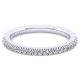 Gabriel 14 Karat White Gold Straight Wedding Band WB14508S4W44JJ