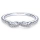 Gabriel 14 Karat Curved Matching Wedding Band WB5332W44JJ