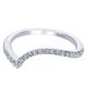 Gabriel 14 Karat Curved Matching Wedding Band WB5498W44JJ
