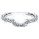 Gabriel 14 Karat Curved Matching Wedding Band WB7029W44JJ