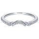 Gabriel 14 Karat Curved Matching Wedding Band WB7732W44JJ