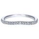 Gabriel 14 Karat Curved Matching Wedding Band WB8055W44JJ