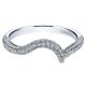 Gabriel 14 Karat Curved Matching Wedding Band WB8314W44JJ