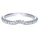 Gabriel 14 Karat Matching Curved Wedding Band WB8611W44JJ