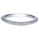 Gabriel 14 Karat Curved Matching Wedding Band WB8647W44JJ