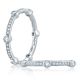 A.JAFFE Platinum Classic Diamond Stackable Ring WR1063