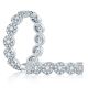 A.JAFFE Platinum Classic Diamond Wedding / Anniversary Ring WR1066