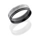 Lashbrook Z7F1.5OC TBH SILVER-POLISH Zirconium Wedding Ring or Band