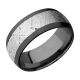 Lashbrook Z9D16/METEORITE Zirconium Wedding Ring or Band