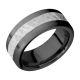 Lashbrook Z9F14/METEORITE Zirconium Wedding Ring or Band
