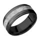 Lashbrook Z9FGE14/METEORITE Zirconium Wedding Ring or Band