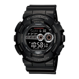 G-SHOCK GDF-100-1BJ ワールドタイム G-Shock GD100-1B Black Digital Watch by Casio | TQ Diamonds