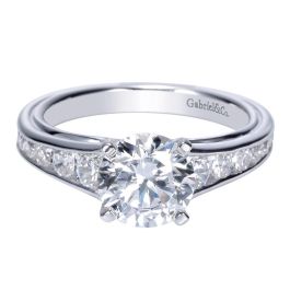 Gabriel 14 Karat Contemporary Engagement Ring ER8866W44JJ | TQ