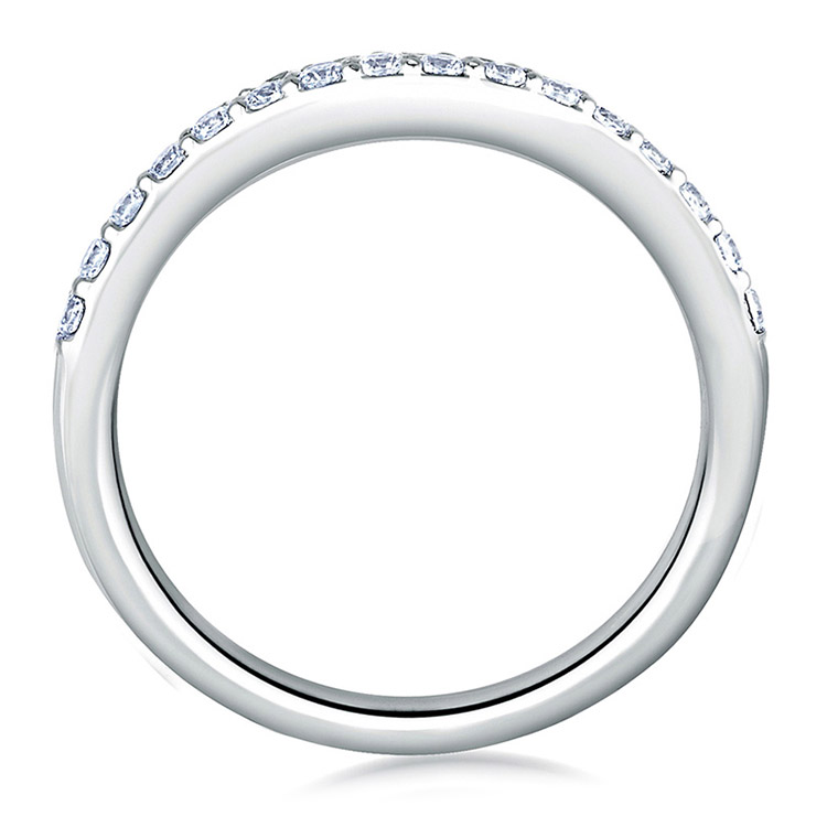 A.JAFFE Classic 14 Karat Diamond Wedding Ring MR1582 / 24