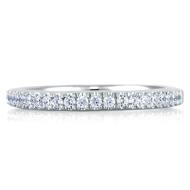A.JAFFE Signature 14 Karat Diamond Wedding Ring MRS309 / 26