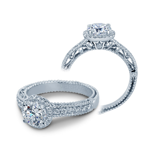 Verragio Venetian-5002R Platinum Engagement Ring