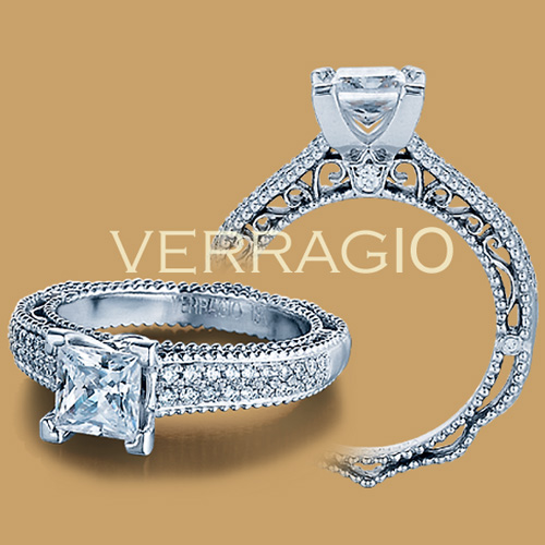 Verragio Venetian 5011P 14 Karat Engagement Ring Alternative View 1