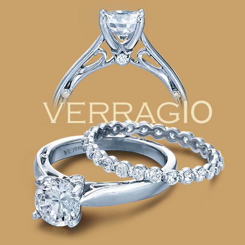 Verragio 14 Karat Couture-0409R Engagement Ring Alternative View 1