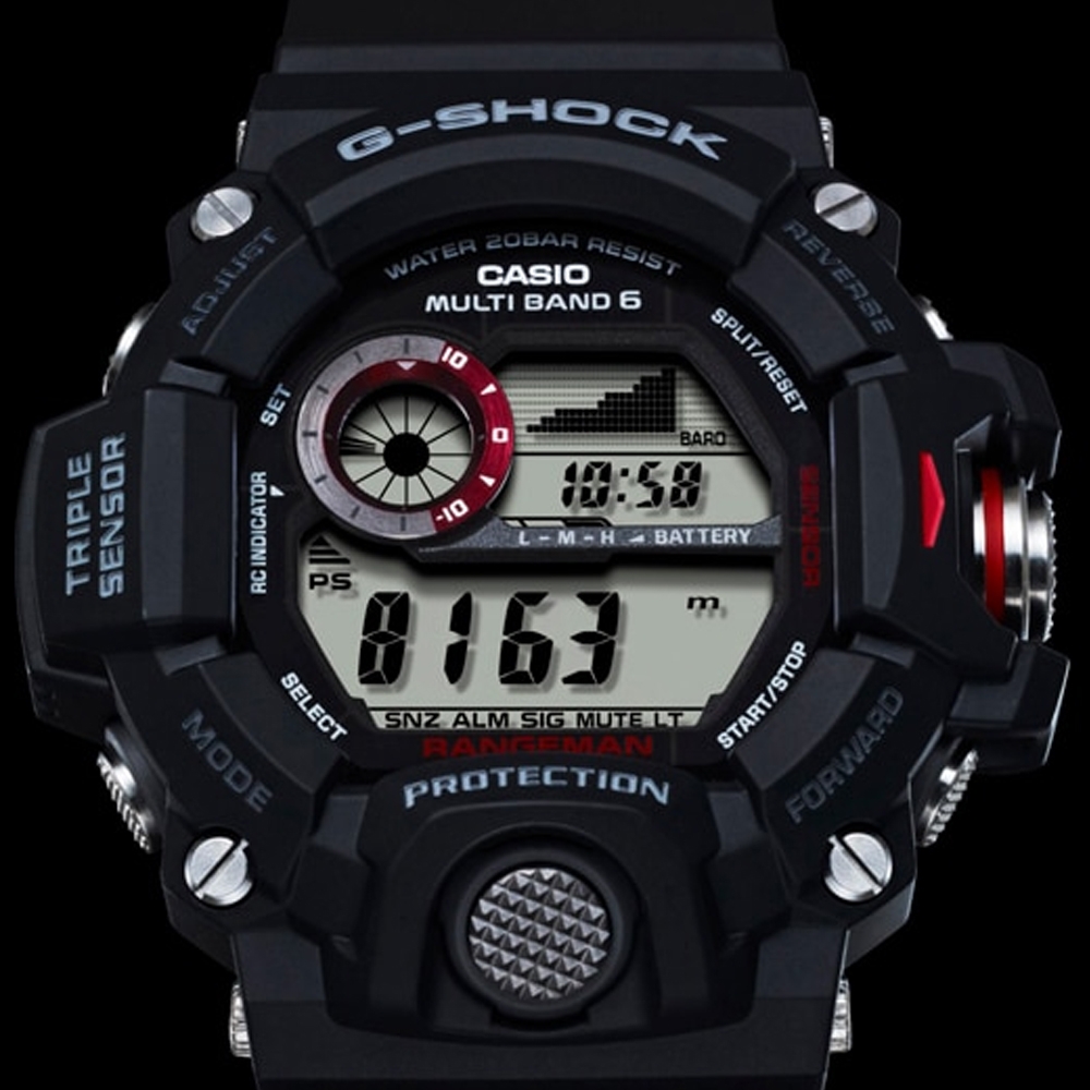 【6641】CASIO G-SHOCK カシオ RANGEMAN GW‑9400 GW9400-1 G-Shock Watch by Casio | TQ Diamonds