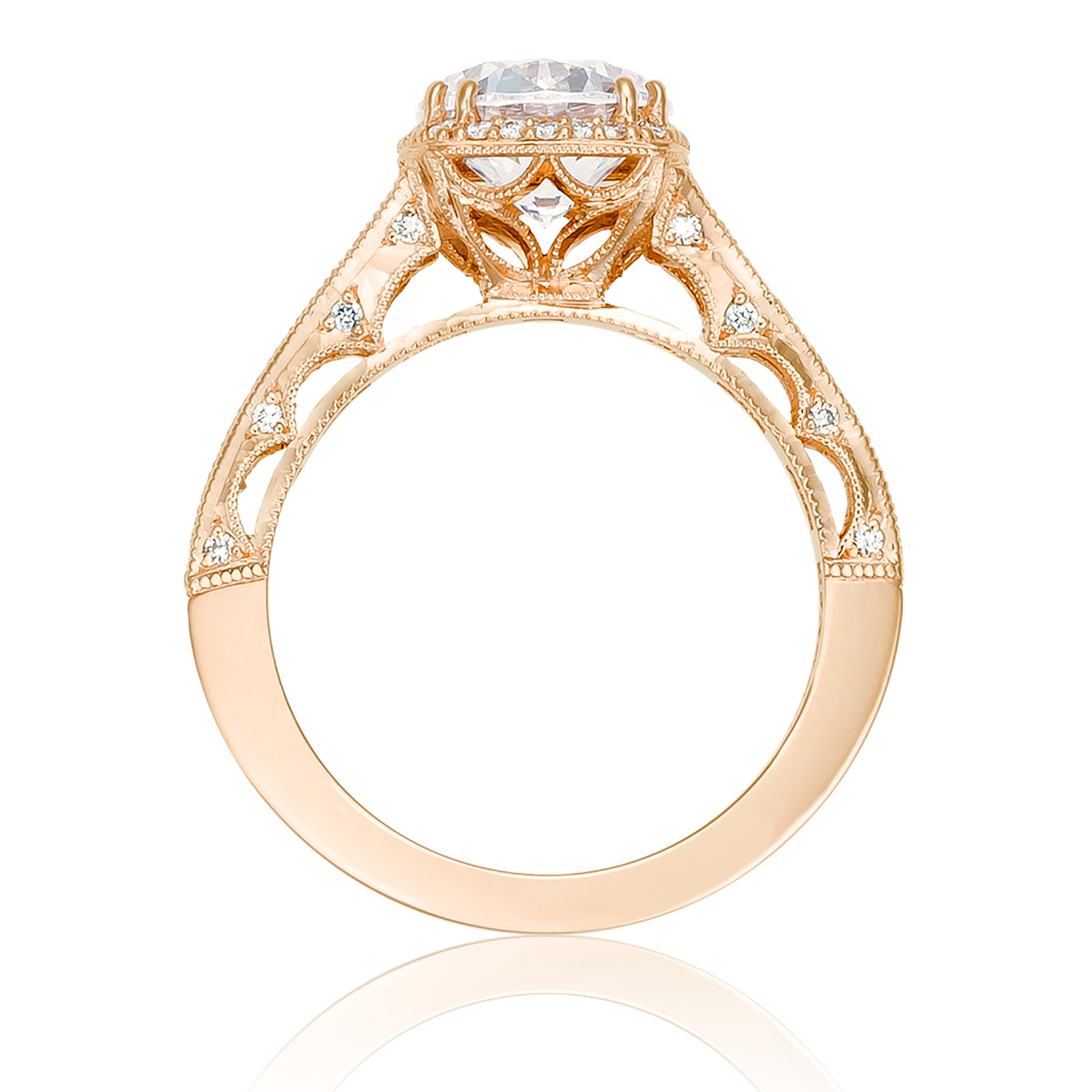 Tacori HT2515RD812XPK 18 Karat Pretty In Pink Engagement Ring