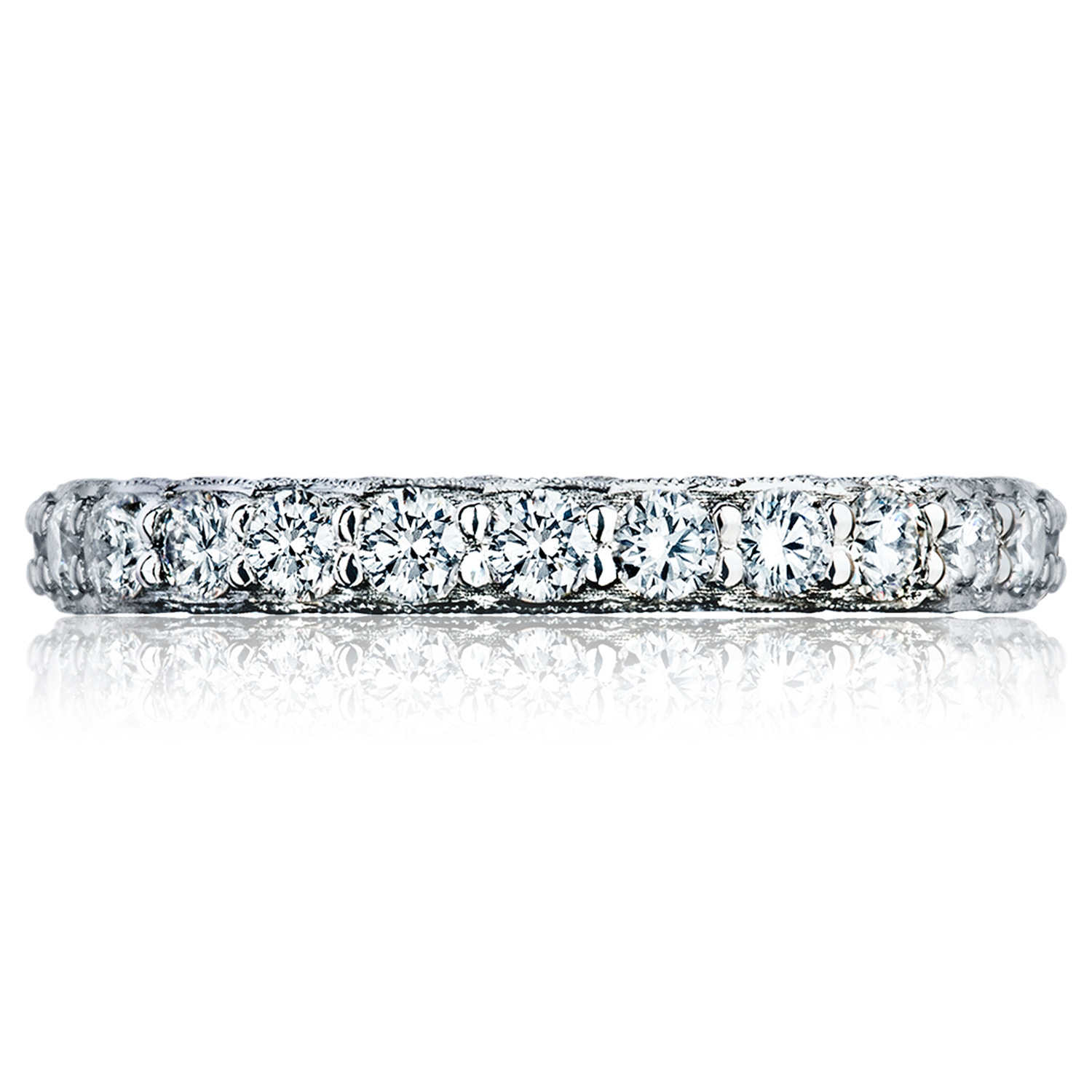 HT2614B Platinum Tacori RoyalT Diamond Wedding Ring