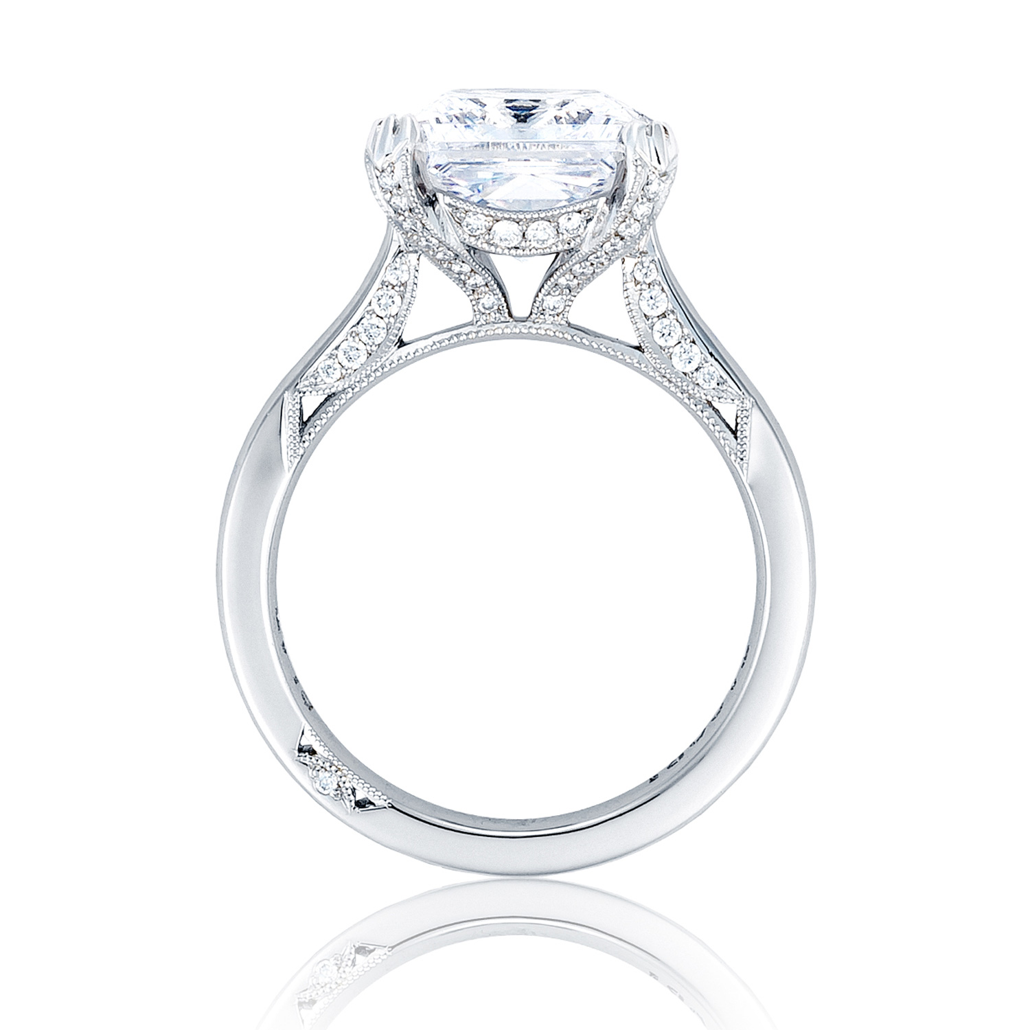 HT2625PR9 Platinum Tacori RoyalT Engagement Ring Alternative View 1