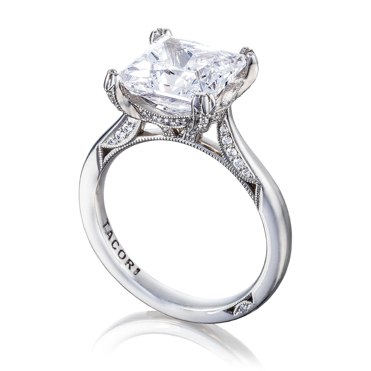 HT2625PR9 Platinum Tacori RoyalT Engagement Ring