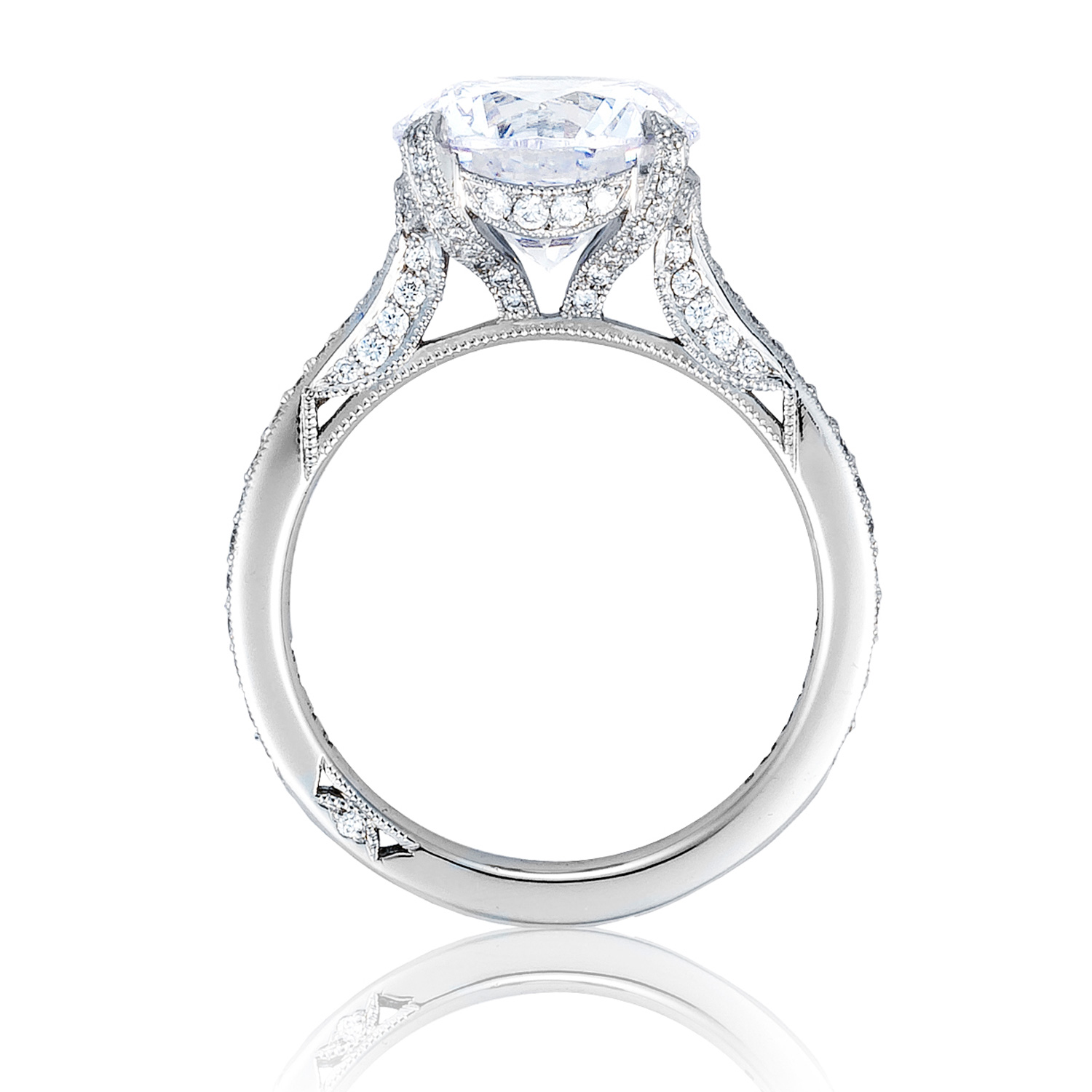 HT2627RD10 Platinum Tacori RoyalT Engagement Ring
