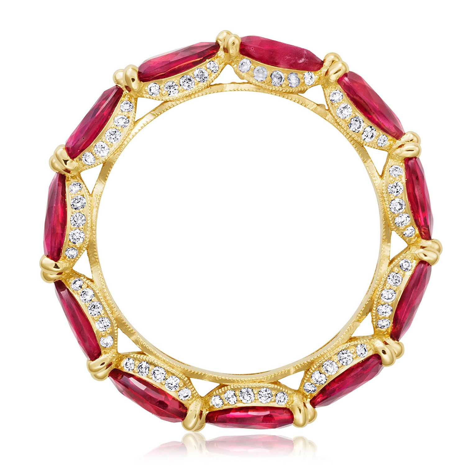 Tacori HT2643Y65R 18 Karat RoyalT Diamond Wedding Ring