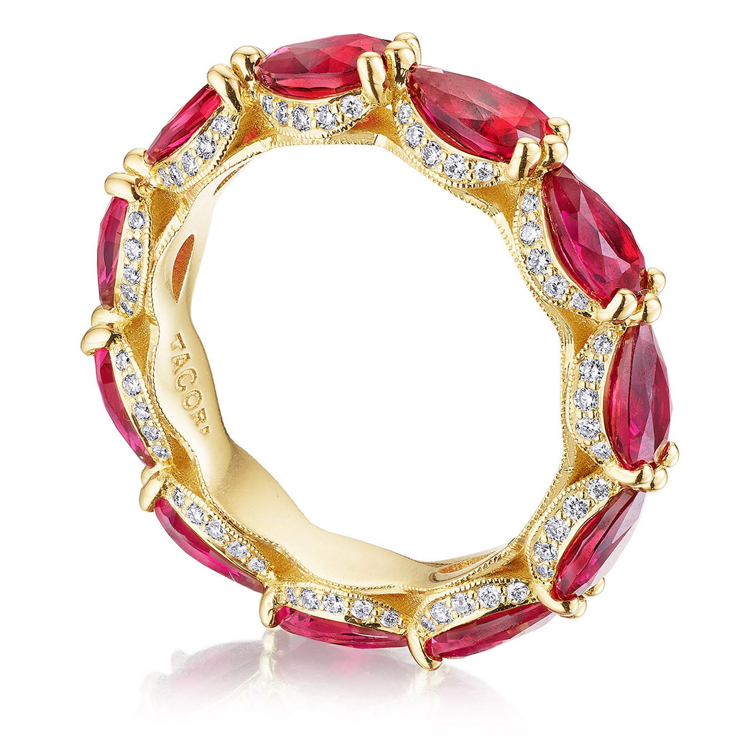 Tacori HT2643Y65R 18 Karat RoyalT Diamond Wedding Ring