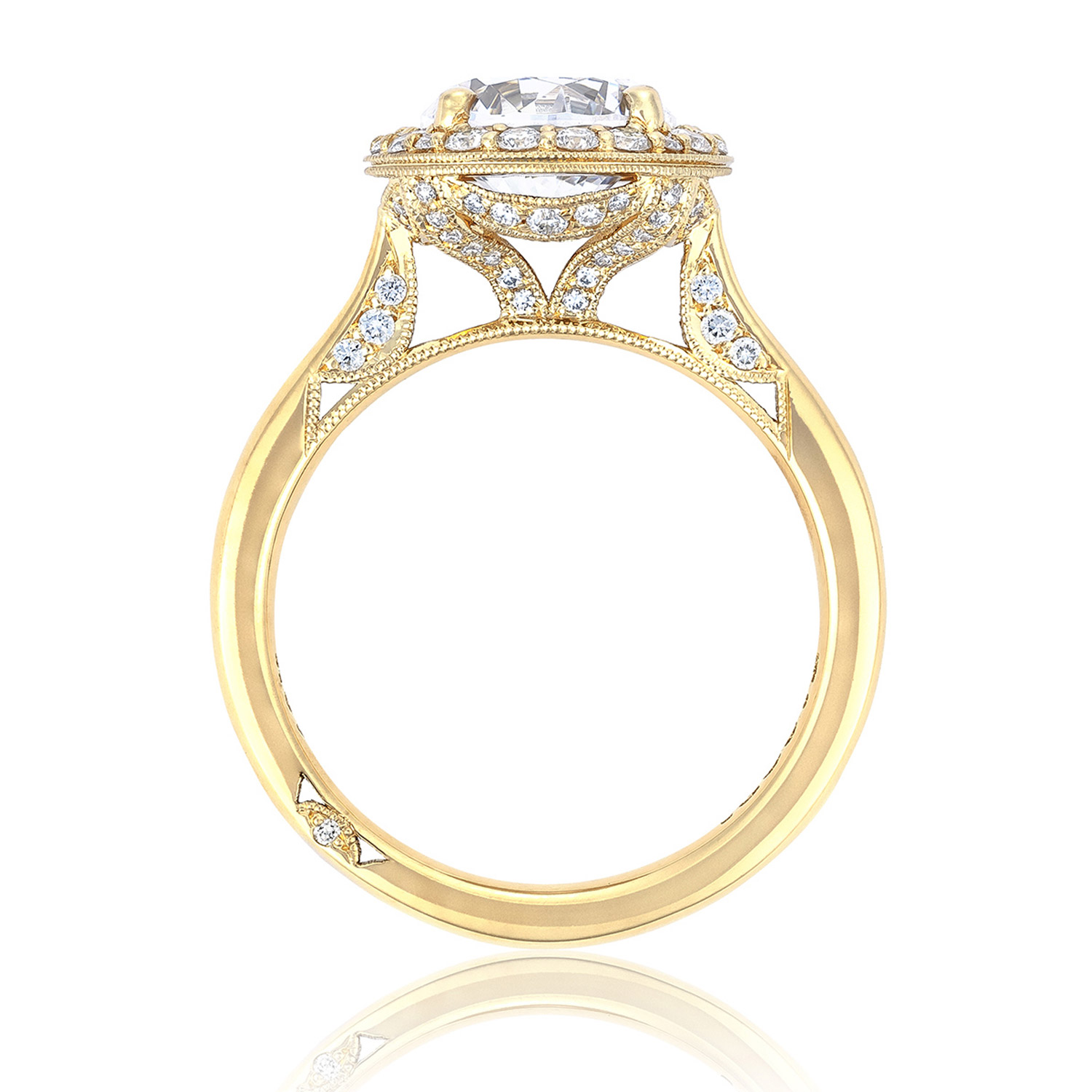 Tacori HT2651RD8Y 18 Karat RoyalT Engagement Ring