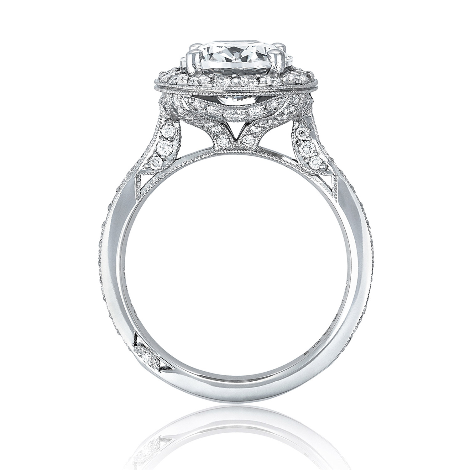 HT2652OV10X85 Platinum Tacori RoyalT Engagement Ring Alternative View 1