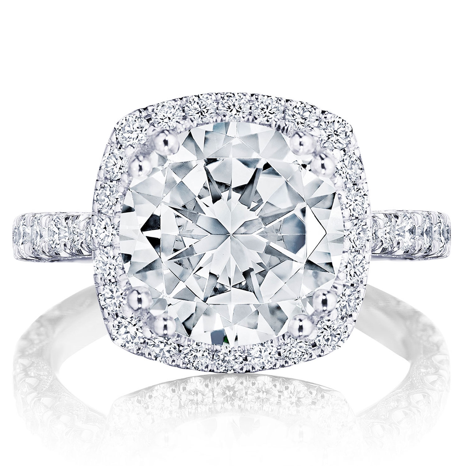 Tacori HT2670CU10 Platinum RoyalT Engagement Ring
