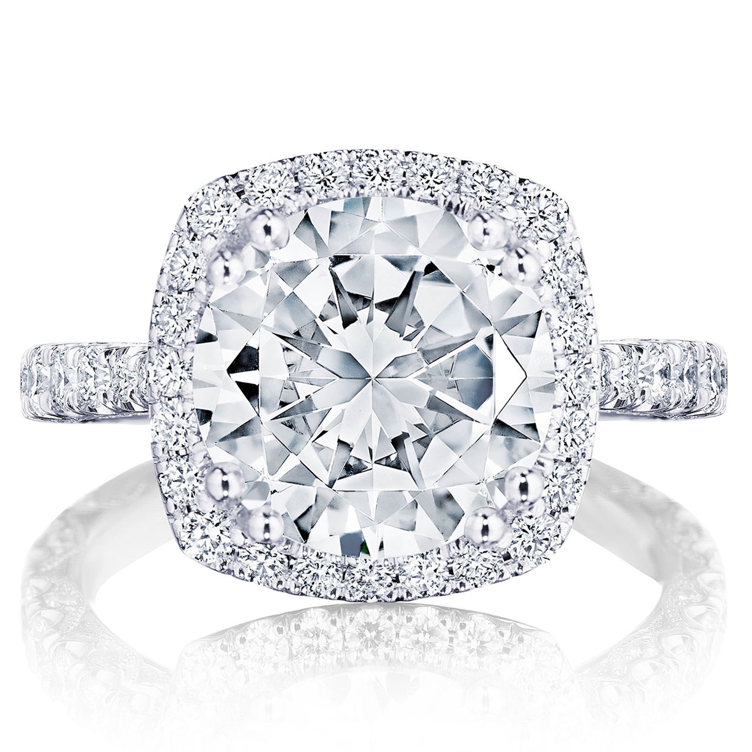 Tacori Ht2670cu10 Platinum Royalt Engagement Ring Tq Diamonds