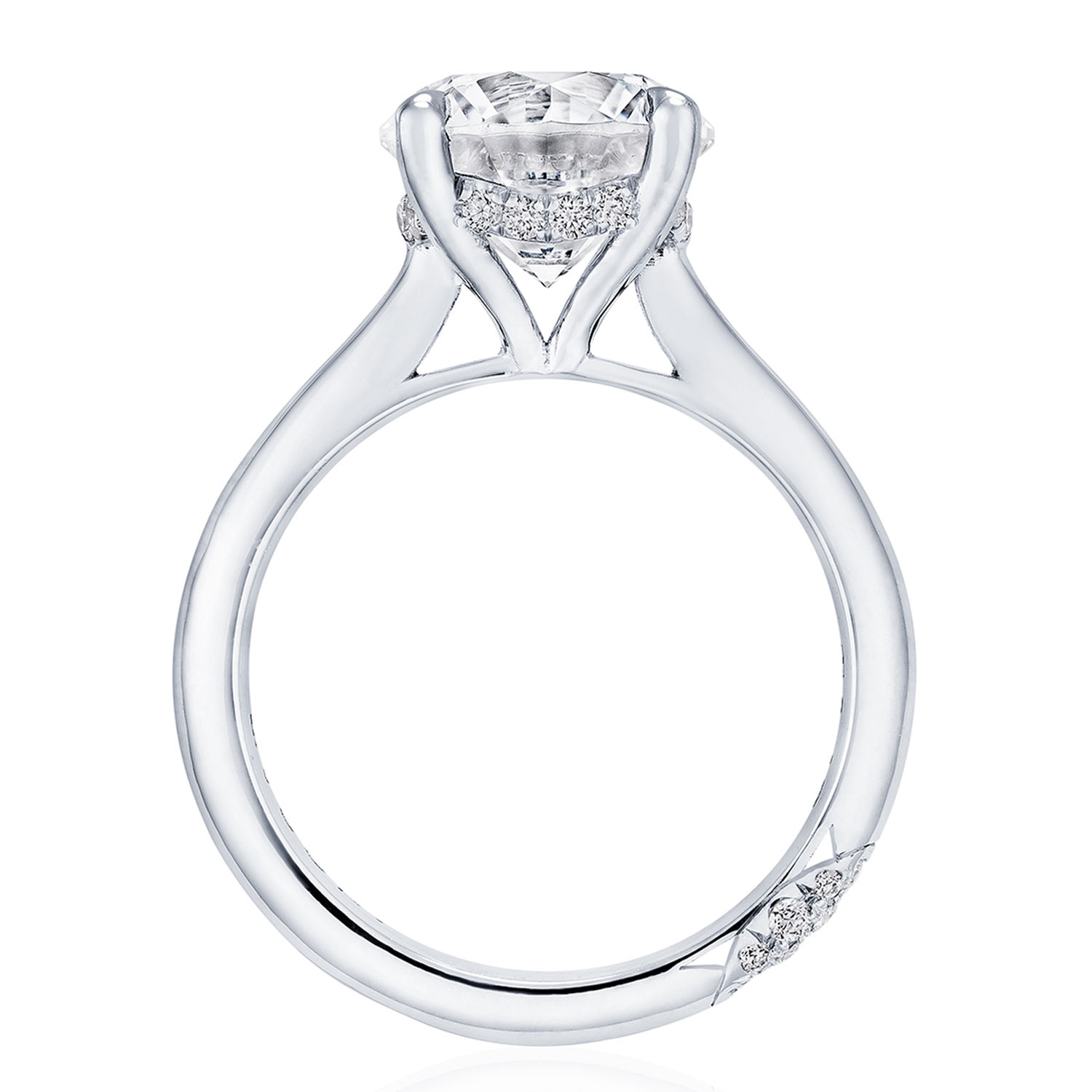 Tacori HT2671RD95 Platinum RoyalT Engagement Ring Alternative View 1