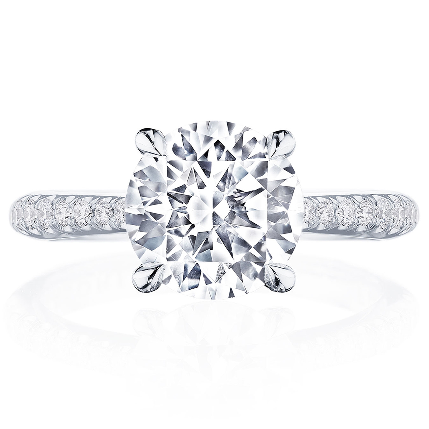 Tacori HT2672RD85 Platinum RoyalT Engagement Ring