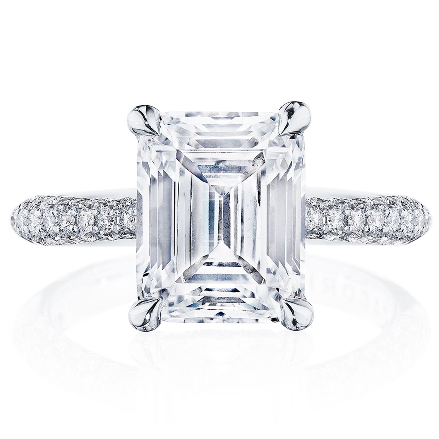 Tacori HT2673EC10X8 Platinum RoyalT Engagement Ring