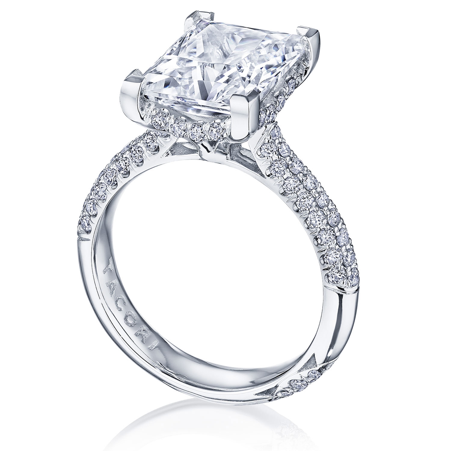 Tacori HT2673PR85 Platinum RoyalT Engagement Ring Alternative View 2