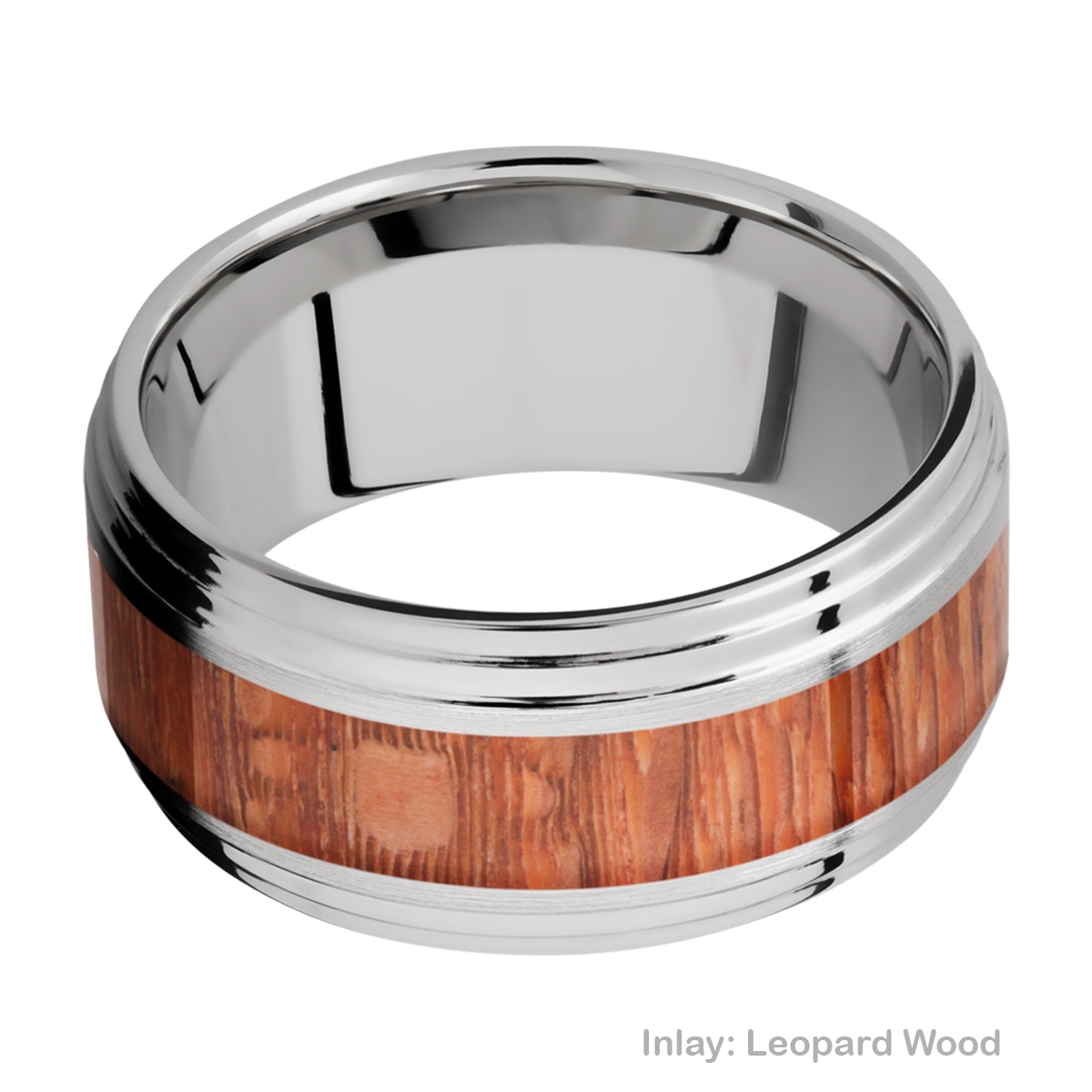 Lashbrook 10F2S15/HARDWOOD Titanium Wedding Ring or Band