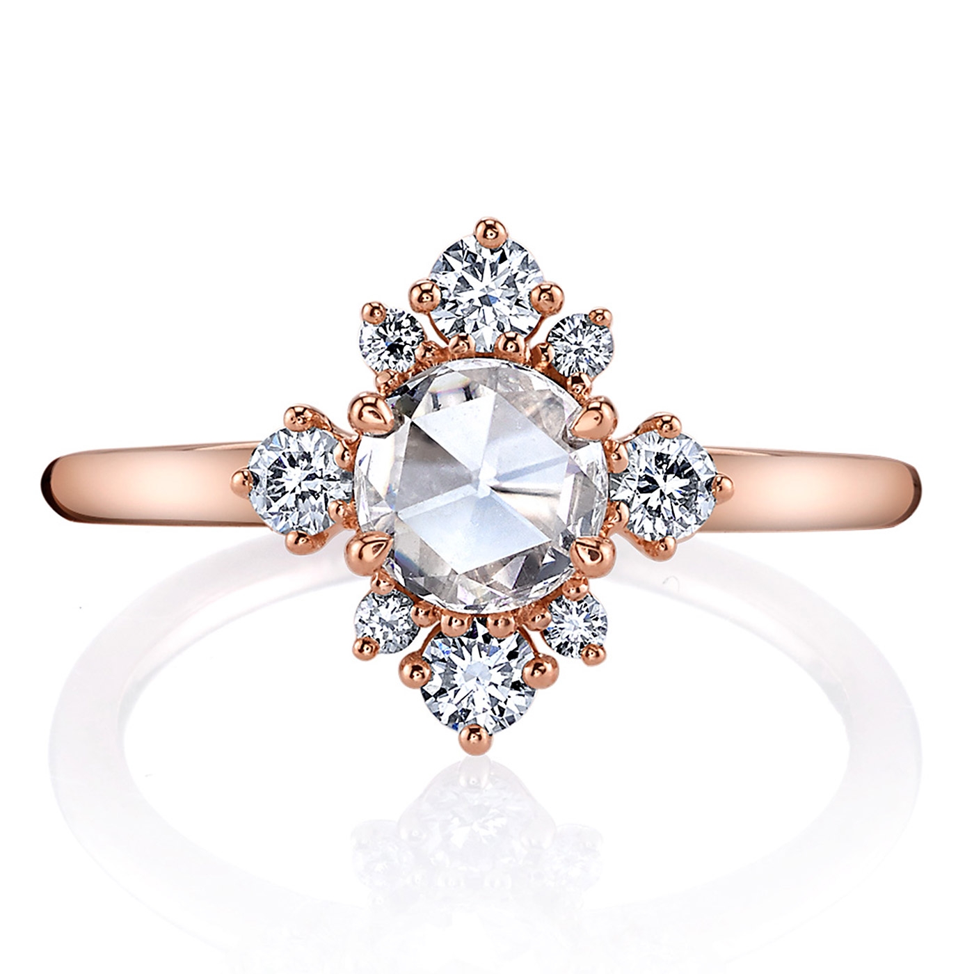 Parade Lumiere Bridal Platinum Diamond Engagement Ring LMBR3988