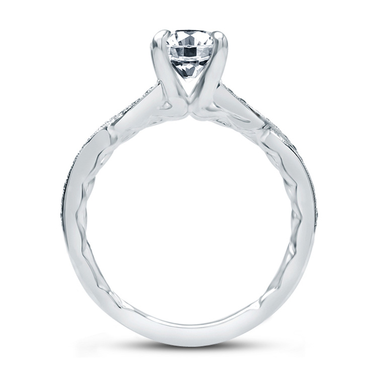 A.JAFFE Platinum Classic Engagement Ring ME2036Q
