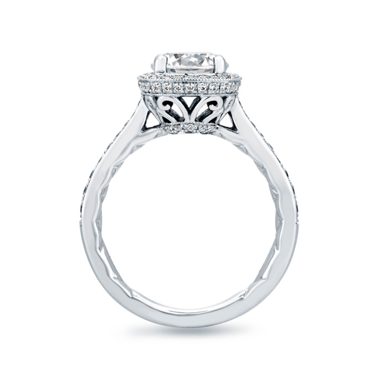 A.JAFFE 18 Karat Classic Engagement Ring ME2052Q